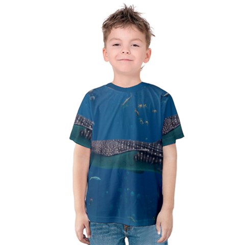 Whale Shark 1 Kids  Cotton Tee by trendistuff