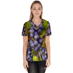 Grapes 1 Scrub Top by trendistuff