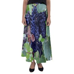 Grapes 3 Flared Maxi Skirt by trendistuff