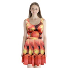 Peaches 1 Split Back Mini Dress  by trendistuff