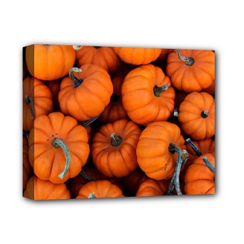 Pumpkins 2 Deluxe Canvas 14  X 11  by trendistuff