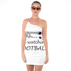 Football Fan  One Soulder Bodycon Dress by Valentinaart