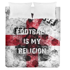 Football Is My Religion Duvet Cover Double Side (queen Size) by Valentinaart