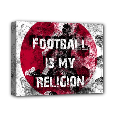 Football Is My Religion Deluxe Canvas 14  X 11  by Valentinaart