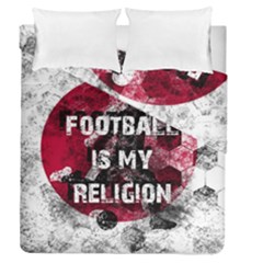 Football Is My Religion Duvet Cover Double Side (queen Size) by Valentinaart