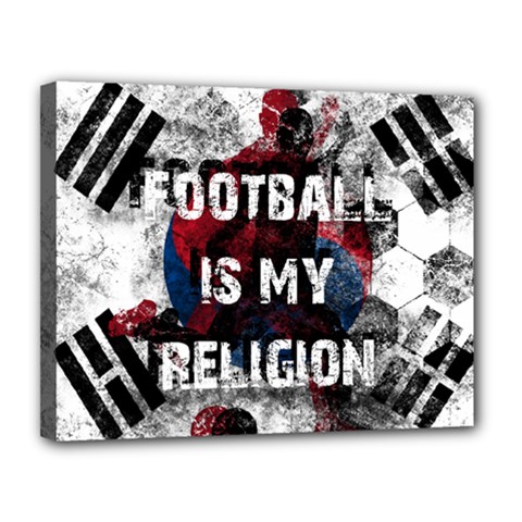 Football Is My Religion Canvas 14  X 11  by Valentinaart