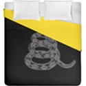 Gadsden Flag Don t tread on me Duvet Cover Double Side (King Size) View2