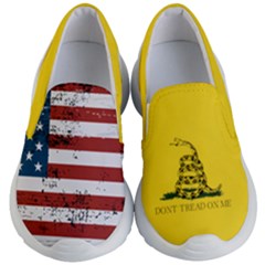 Gadsden Flag Don t Tread On Me Kid s Lightweight Slip Ons by snek