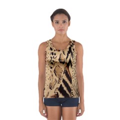 Animal Fabric Patterns Sport Tank Top  by Sapixe