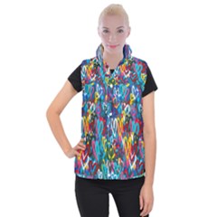 Graffiti Hearts Street Art Spray Paint Rad Women s Button Up Vest by genx