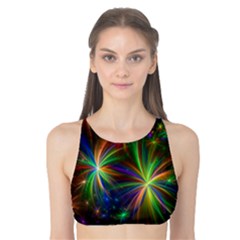 Colorful Firework Celebration Graphics Tank Bikini Top by Sapixe