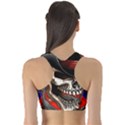 Confederate Flag Usa America United States Csa Civil War Rebel Dixie Military Poster Skull Sports Bra View2