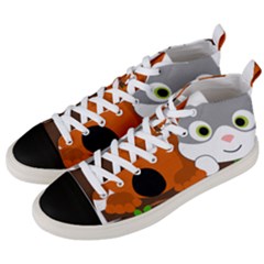 Baby Decoration Cat Dog Stuff Men s Mid-top Canvas Sneakers by Nexatart