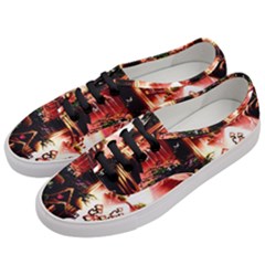 Fantasy Art Story Lodge Girl Rabbits Flowers Women s Classic Low Top Sneakers by Sapixe