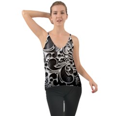 Floral High Contrast Pattern Cami by Sapixe