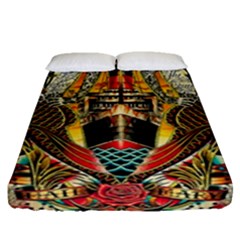 Hail Fine Art Print Fitted Sheet (queen Size) by Sapixe