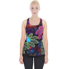 Nice 3d Flower Piece Up Tank Top by Sapixe