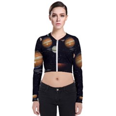 Outer Space Planets Solar System Bomber Jacket by Sapixe