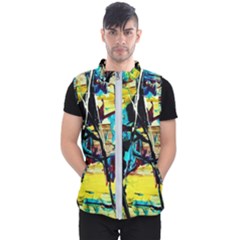 Dance Of Oil Towers 3 Men s Puffer Vest by bestdesignintheworld