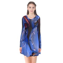 Spheres With Horns 3d Flare Dress by Sapixe