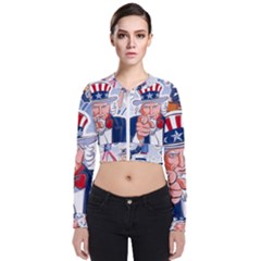 United States Of America Celebration Of Independence Day Uncle Sam Bomber Jacket by Sapixe