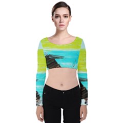 Dscf3214 - Skier Velvet Crop Top by bestdesignintheworld