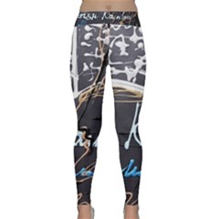 Dscf1638 - Written Poems Classic Yoga Leggings by bestdesignintheworld