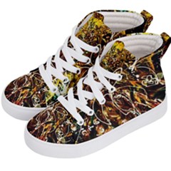 Dscf3438 - Golden Flowers In Ceramics Kid s Hi-top Skate Sneakers by bestdesignintheworld