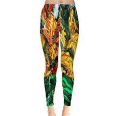 Tiger Lillis   1 Leggings  by bestdesignintheworld