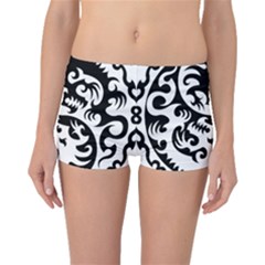 Ying Yang Tattoo Boyleg Bikini Bottoms by Sapixe