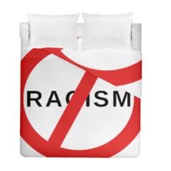 No Racism Duvet Cover Double Side (full/ Double Size) by demongstore