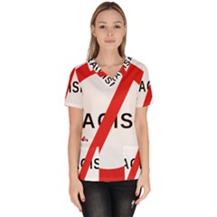 No Racism Scrub Top by demongstore