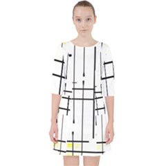 White Limits By Jandi Pocket Dress by Art2City