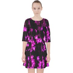 Abstract Background Purple Bright Pocket Dress by Sapixe