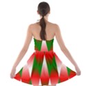 Christmas Geometric Background Strapless Bra Top Dress View2