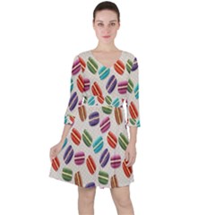 Macaron Macaroon Stylized Macaron Ruffle Dress by Sapixe