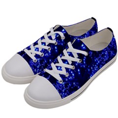 Lights Blue Tree Night Glow Women s Low Top Canvas Sneakers by Sapixe