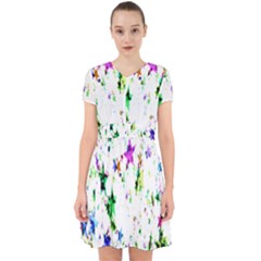 Star Abstract Advent Christmas Adorable In Chiffon Dress by Sapixe