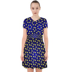 Star Christmas Red Yellow Adorable In Chiffon Dress by Sapixe