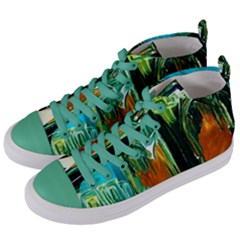 Ceramics Of Ancient Land 2 Women s Mid-top Canvas Sneakers by bestdesignintheworld