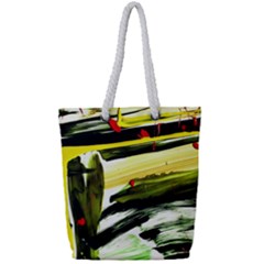 Grave Yard 6 Full Print Rope Handle Tote (small) by bestdesignintheworld