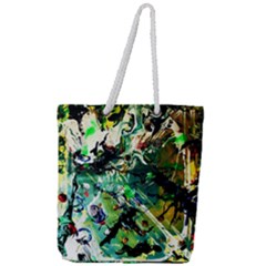 Jealousy   Battle Of Insects 4 Full Print Rope Handle Tote (large) by bestdesignintheworld