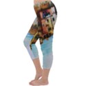 Architecture Art Blue Capri Winter Leggings  View2