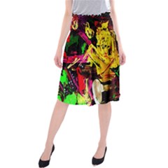 Spooky Attick 11 Midi Beach Skirt by bestdesignintheworld