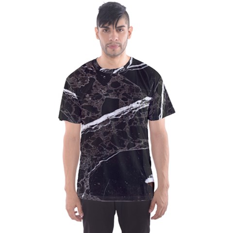 Marble Tiles Rock Stone Statues Men s Sports Mesh Tee by Simbadda