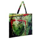 Continental Breakfast 6 Zipper Large Tote Bag View2