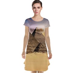 Ancient Archeology Architecture Cap Sleeve Nightdress by Modern2018