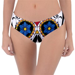 Cranium Sugar Skull Reversible Classic Bikini Bottoms by StarvingArtisan