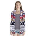 Cranium Sugar Skull Drape Collar Cardigan View1