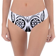 Sugar Skull Reversible Classic Bikini Bottoms by StarvingArtisan